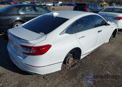 2019 Honda Accord Hybrid Touring z USA, uszkodzony, nr VIN 1HGCV3F99KA010448